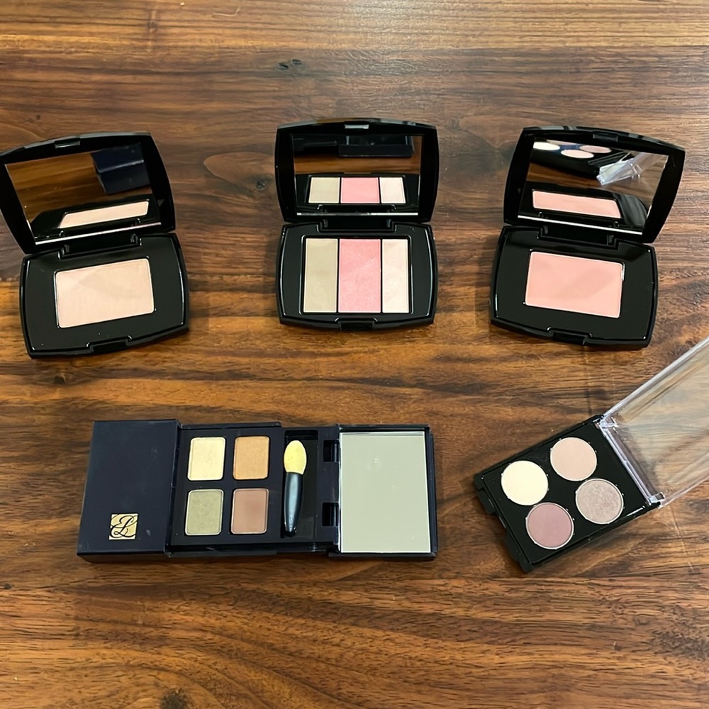 Lancôme & Estée Lauder Blush and Eyeshadow Makeup 5 piece Lot